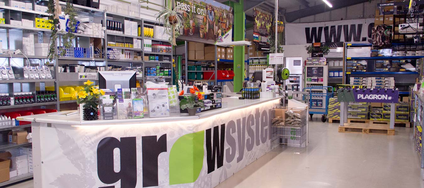 Grow System Shop Theke Front