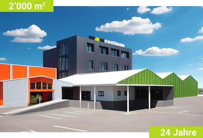 Grow System - Neues Gebäude